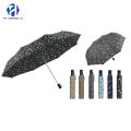 Custom Automatic Colorful Printing Flower Folding Umbrella